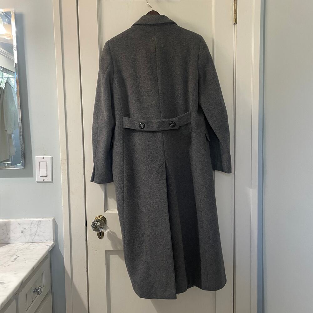 Vintage David Baker Long Wool Overcoat Size S Mister Coats for Her - Picture 8 of 16